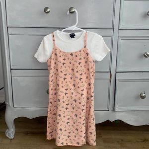 Girls dress; butterflies